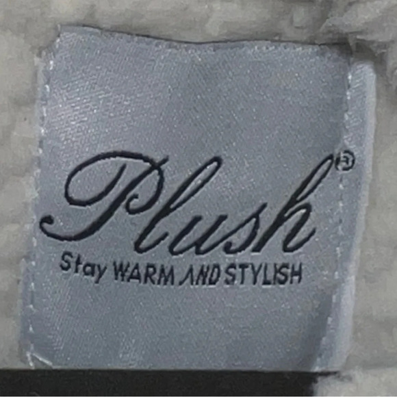 REVOLVE X PLUSH SHERPA COAT CREAM/BROWN IN COLOR SIZE XXL FULL ZIP/SNAPS BUTTONS - Picture 8 of 13